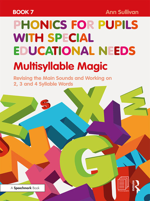 Title details for Phonics for Pupils with Special Educational Needs Book 7 by Ann Sullivan - Wait list